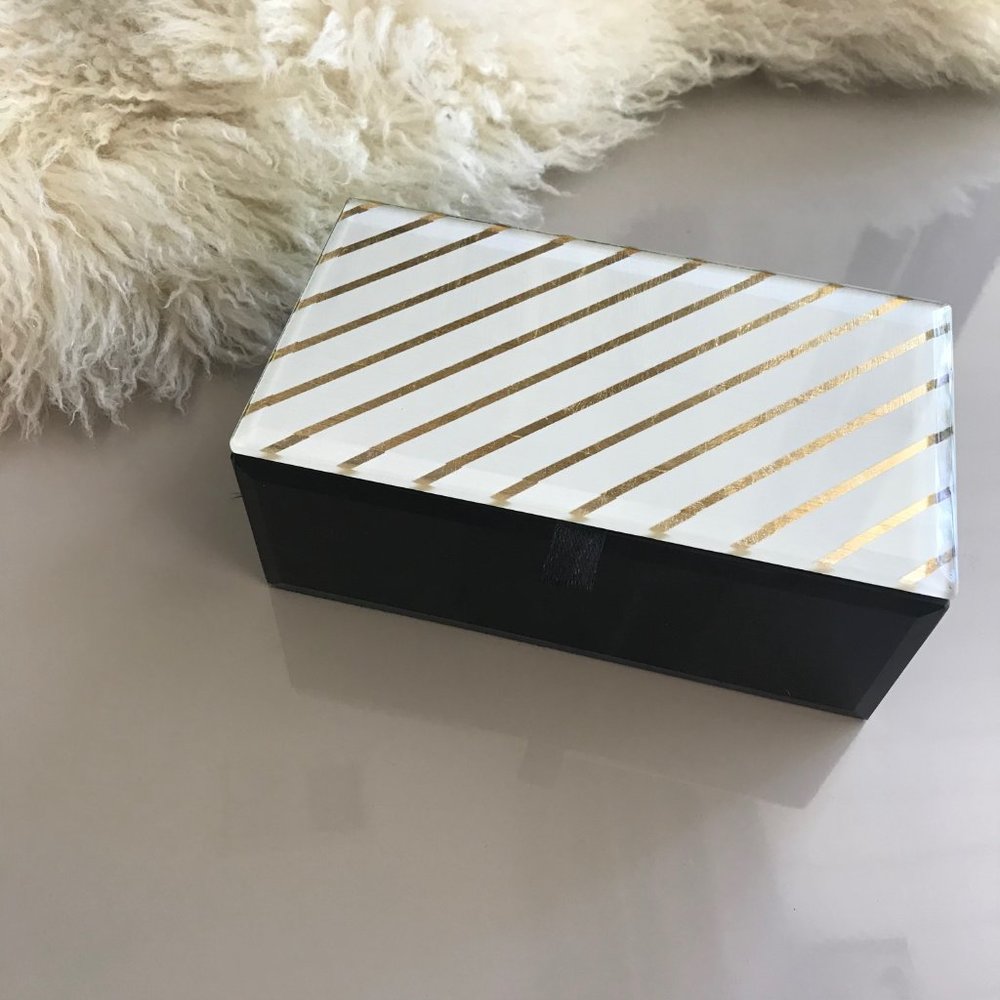 Cynthia Rowley Glass Small Jewelry Box